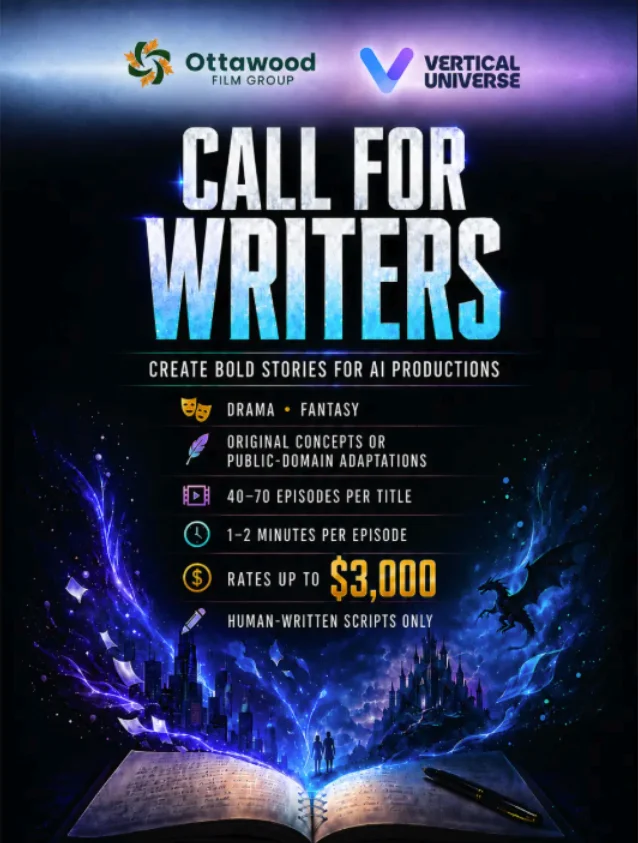 CALL FOR WRITERS — Create Bold Stories for AI Productions